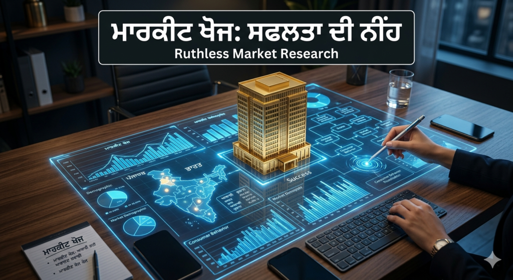 ਮਾਰਕੀਟ ਖੋਜ: ਸਫਲਤਾ ਦੀ ਨੀਂਹ (Ruthless Market Research)