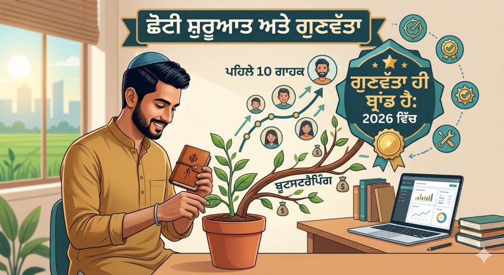 2026 ਵਿੱਚ ਸਫ਼ਲ ਕਾਰੋਬਾਰ ਲਈ ਛੋਟੀ ਸ਼ੁਰੂਆਤ ਅਤੇ ਗੁਣਵੱਤਾ ਬਾਰੇ ਪ੍ਰੇਰਨਾਦਾਇਕ ਚਿੱਤਰ